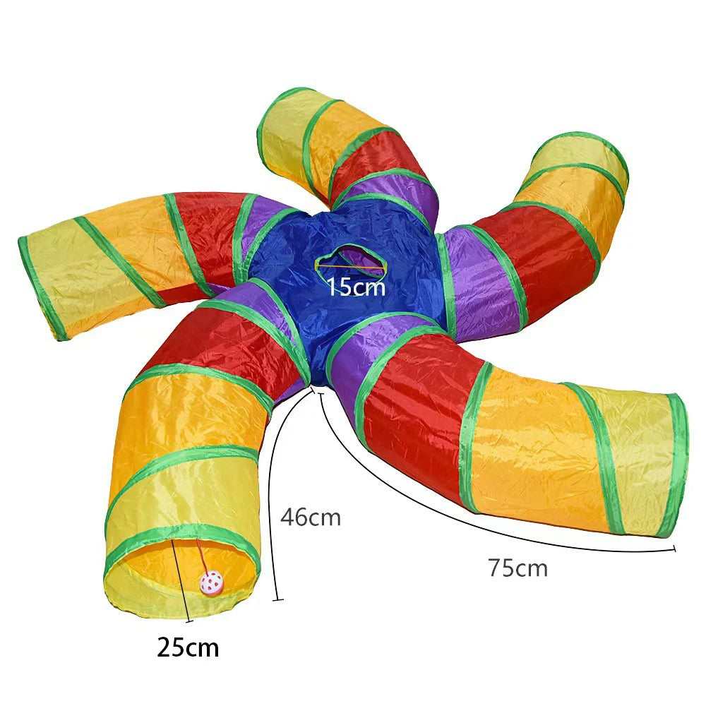 Tunnel pour Chat - Multicolore