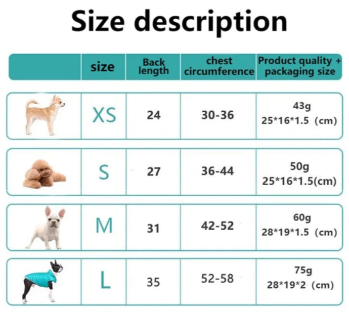 Veste Pour Chien - Doudoune