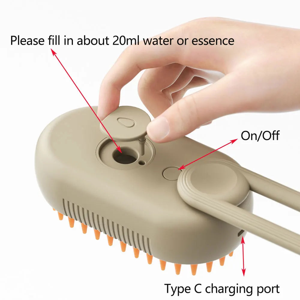 Brosse Vapeur pour Animaux