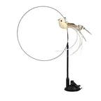 Canne a Peche sur Ventouse pour Chat