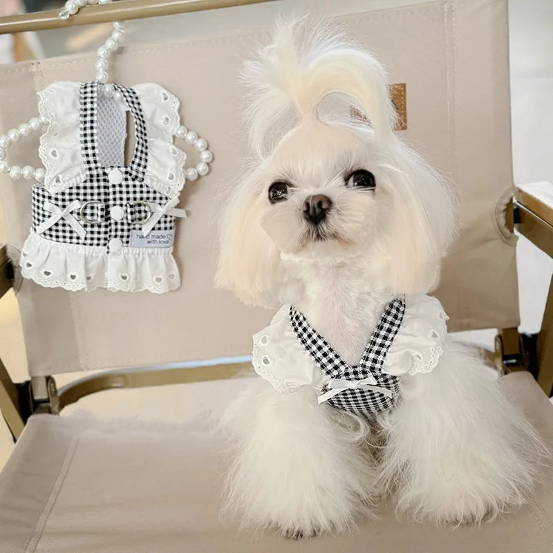 Robe Pour Chien à Carreau