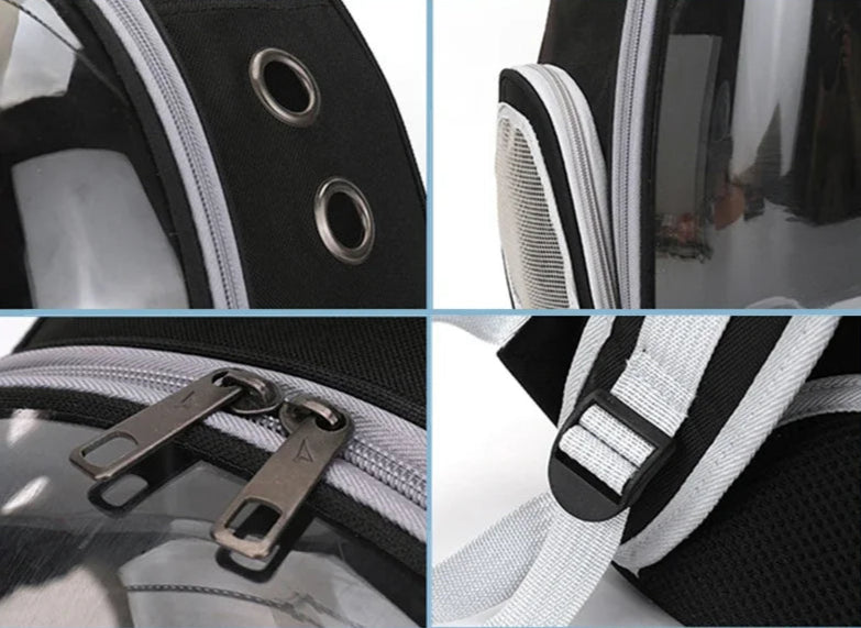 Sac de Transport Transparent pour Chat