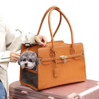 Sac de Transport pour Petit Chien en Cuir