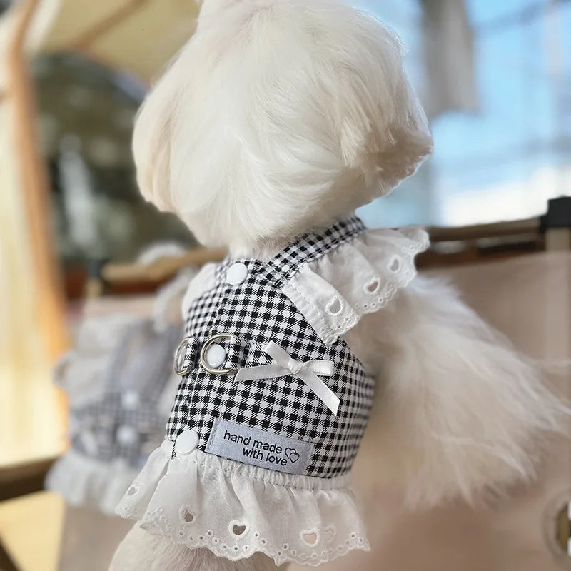 Robe Pour Chien à Carreau