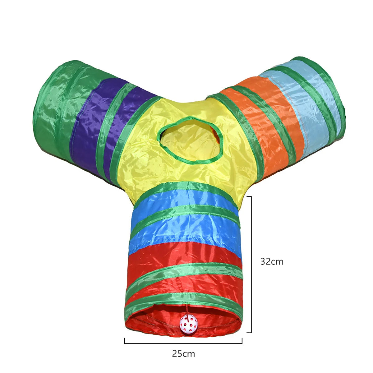 Tunnel pour Chat - Multicolore Trois Entrées
